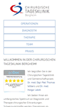 Mobile Screenshot of chirurgie-bergheim.de